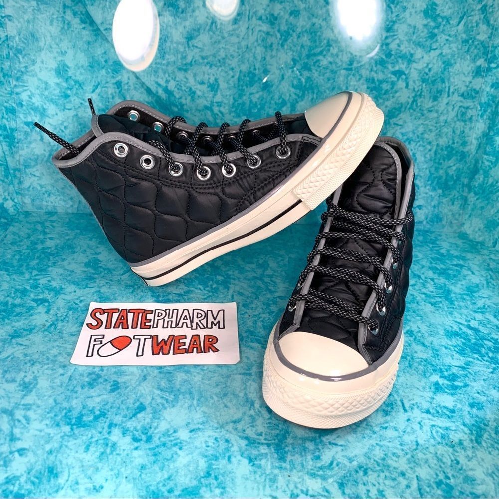 Converse Chuck 70 Hi 'Quilted'  Women’s Black High Top Shoes